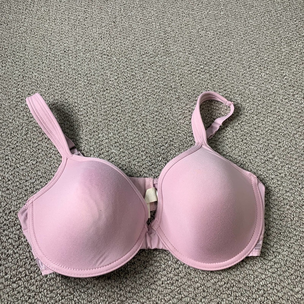 Lucky Brand Womens Bra Size 40C Pink‎ Seamless Underwired Adjustable Strap
